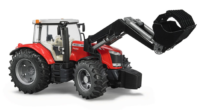 MASSEY FERGUSON 7624 Z ŁADOWACZEM BRUDER 03047