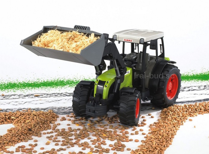 TRAKTOR CLAAS NECTIS ŁYŻKĄ BRUDER 02111