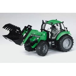 CIĄGNIK DEUTZ AGROTRON 200 Z ŁADOWACZEM - TRAKTOR BRUDER 02072 W